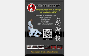 Stage Kyusho (Grades école)